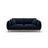 Ada 2-Sitzer Sofa aus Samt (Casino Deep Blue) in Königsblau, 178x101 cm – Bild 1