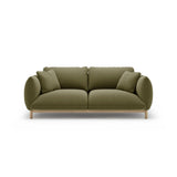 Ada 2-Sitzer Sofa aus Samt (Casino Forest) in Hellgrün, 178x101 cm – Bild 1