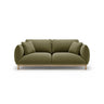 Ada 2-Sitzer Sofa aus Samt (Casino Forest) in Hellgrün, 178x101 cm – Bild 1
