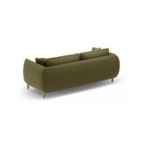 Ada 2-Sitzer Sofa aus Samt (Casino Forest) in Hellgrün, 178x101 cm – Bild 4