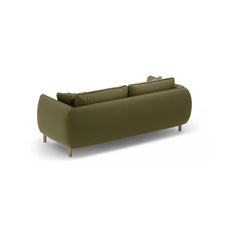 Ada 2-Sitzer Sofa aus Samt (Casino Forest) in Hellgrün, 178x101 cm – Bild 4