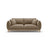 Ada 2-Sitzer Sofa aus Samt (Casino Taupe) in Hellbraun, 178x101 cm – Bild 1