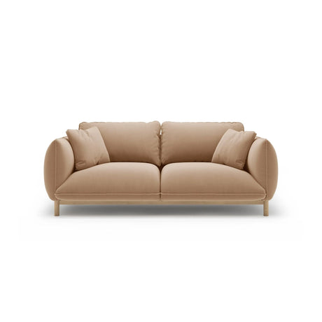 Ada 2-Sitzer Sofa aus Samt oder Strukturstoff, 178x101 cm – Bild 1