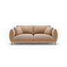 Ada 2-Sitzer Sofa aus Samt oder Strukturstoff, 178x101 cm – Bild 1