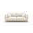Ada 2-Sitzer Sofa aus Strukturierter Stoff (Wind 02) in Elfenbein, 178x101 cm – Bild 1