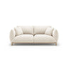 Ada 2-Sitzer Sofa aus Strukturierter Stoff (Wind 02) in Elfenbein, 178x101 cm – Bild 1