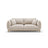 Ada 2-Sitzer Sofa aus Strukturierter Stoff (Wind 05) in Leichtes Beige, 178x101 cm – Bild 1
