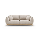 Ada 2-Sitzer Sofa aus Strukturierter Stoff (Wind 05) in Leichtes Beige, 178x101 cm – Bild 1