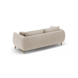 Ada 2-Sitzer Sofa aus Strukturierter Stoff (Wind 05) in Leichtes Beige, 178x101 cm – Bild 4