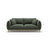 Ada 2-Sitzer Sofa aus Strukturierter Stoff (Wind 75) in Moosgrün, 178x101 cm – Bild 1