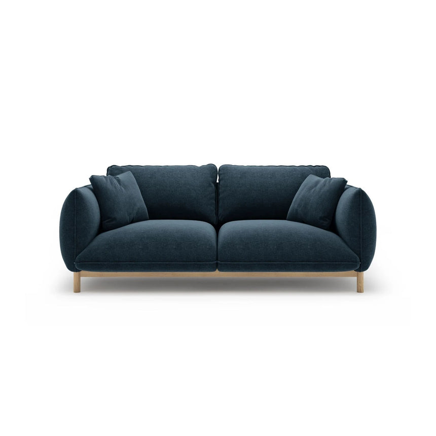 Ada 2-Sitzer Sofa aus Strukturierter Stoff (Wind 77) in Marineblau, 178x101 cm – Bild 1