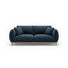 Ada 2-Sitzer Sofa aus Strukturierter Stoff (Wind 77) in Marineblau, 178x101 cm – Bild 1