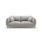 Ada 2-Sitzer Sofa aus Strukturierter Stoff (Wind 84) in Hellgrau, 178x101 cm – Bild 1