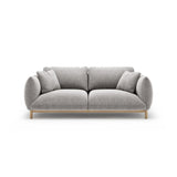 Ada 2-Sitzer Sofa aus Strukturierter Stoff (Wind 84) in Hellgrau, 178x101 cm – Bild 1
