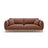 Ada 3-Sitzer Sofa aus Samt (Casino Cuoio) in Cuoio, 208x101 cm – Bild 1