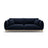 Ada 3-Sitzer Sofa aus Samt (Casino Deep Blue) in Königsblau, 208x101 cm – Bild 1
