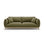 Ada 3-Sitzer Sofa aus Samt (Casino Forest) in Hellgrün, 208x101 cm – Bild 1
