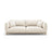 Ada 3-Sitzer Sofa aus Strukturierter Stoff (Wind 02) in Elfenbein, 208x101 cm – Bild 1