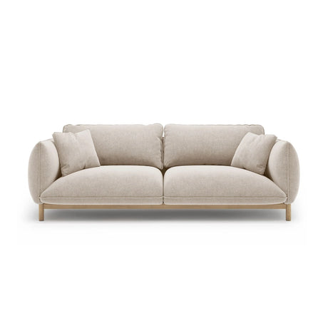 Ada 3-Sitzer Sofa aus Strukturierter Stoff (Wind 05) in Leichtes Beige, 208x101 cm – Bild 1
