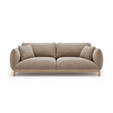 Ada 3-Sitzer Sofa aus Strukturierter Stoff (Wind 11) in Sand, 208x101 cm – Bild 1