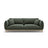 Ada 3-Sitzer Sofa aus Strukturierter Stoff (Wind 75) in Moosgrün, 208x101 cm – Bild 1