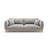 Ada 3-Sitzer Sofa aus Strukturierter Stoff (Wind 84) in Hellgrau, 208x101 cm – Bild 1