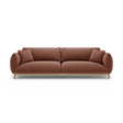 Ada 4-Sitzer Sofa aus Samt (Casino Cuoio) in Cuoio, 248x101 cm – Bild 1