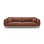 Ada 4-Sitzer Sofa aus Samt (Casino Cuoio) in Cuoio, 248x101 cm – Bild 1