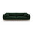 Ada 4-Sitzer Sofa aus Samt (Casino Deep Green) in Flaschengrün, 248x101 cm – Bild 1