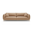 Ada 4-Sitzer Sofa aus Samt oder Strukturstoff, 248x101 cm – Bild 1