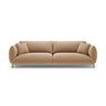 Ada 4-Sitzer Sofa aus Samt oder Strukturstoff, 248x101 cm – Bild 1