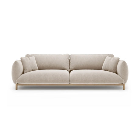 Ada 4-Sitzer Sofa aus Strukturierter Stoff (Wind 05) in Leichtes Beige, 248x101 cm – Bild 1