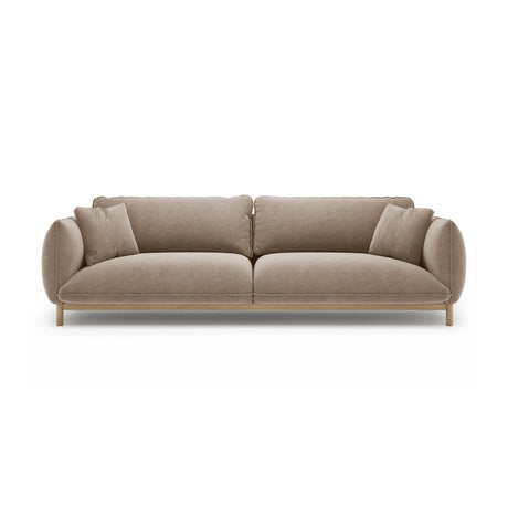 Ada 4-Sitzer Sofa aus Strukturierter Stoff (Wind 11) in Sand, 248x101 cm – Bild 1