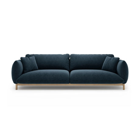 Ada 4-Sitzer Sofa aus Strukturierter Stoff (Wind 77) in Marineblau, 248x101 cm – Bild 1