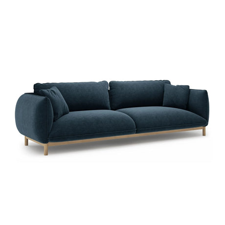 Ada 4-Sitzer Sofa aus Strukturierter Stoff (Wind 77) in Marineblau, 248x101 cm – Bild 3