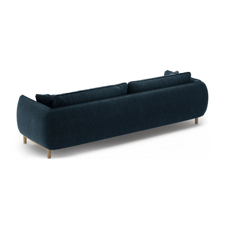Ada 4-Sitzer Sofa aus Strukturierter Stoff (Wind 77) in Marineblau, 248x101 cm – Bild 4