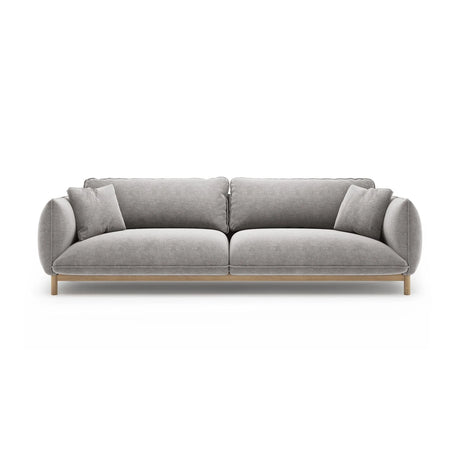 Ada 4-Sitzer Sofa aus Strukturierter Stoff (Wind 84) in Hellgrau, 248x101 cm – Bild 1