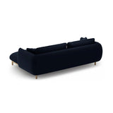 Ada Ecksofa Rechts aus Samt (Casino Deep Blue) in Königsblau, 220x179 cm – Bild 4