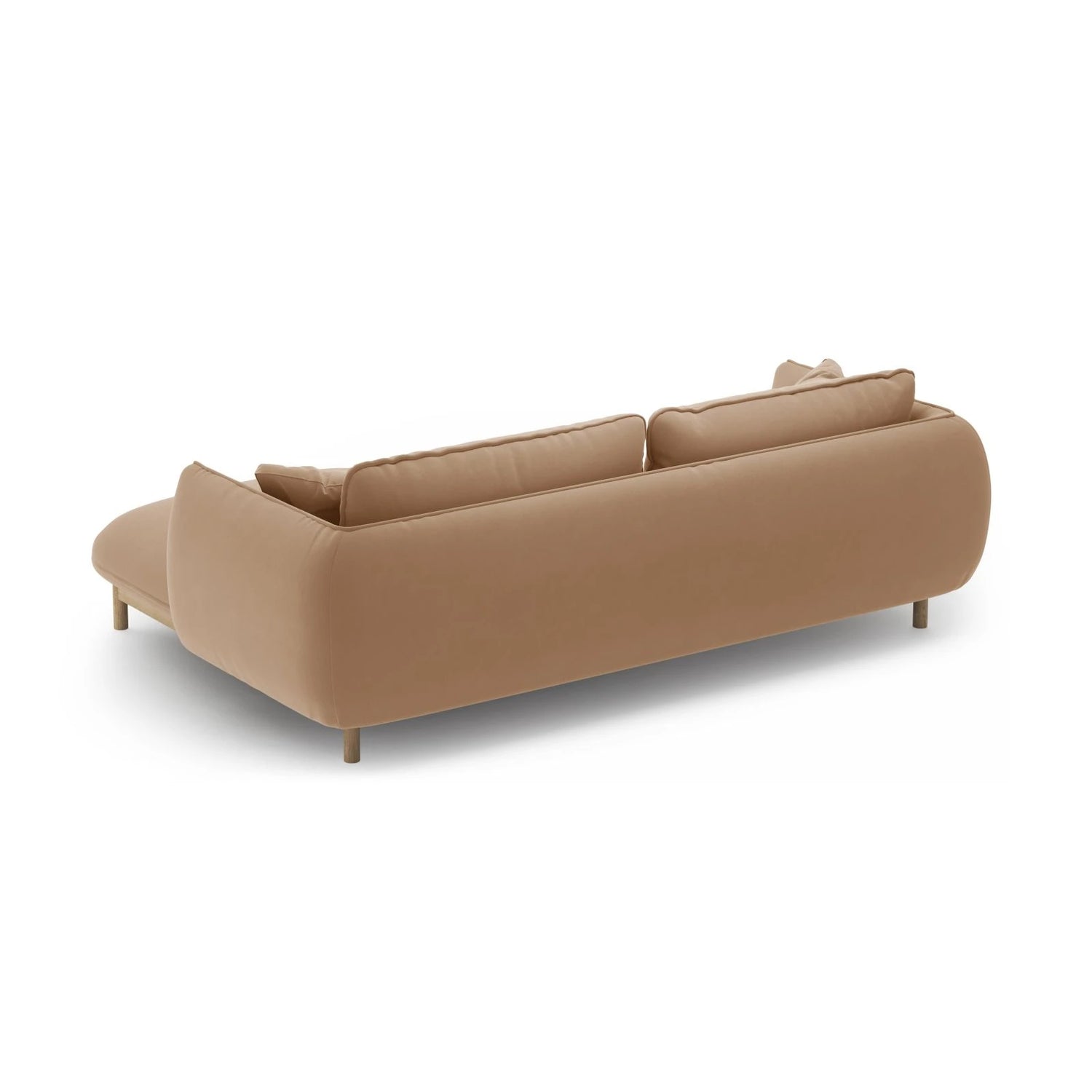 Ada Ecksofa Rechts aus Samt oder Strukturstoff, 220x179 cm – Bild 4