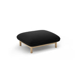Ada Pouf aus Samt (Casino Black) in Schwarz, 80x65 cm – Bild 3