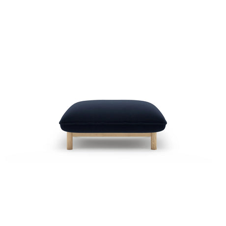 Ada Pouf aus Samt (Casino Deep Blue) in Königsblau, 80x65 cm – Bild 1