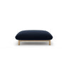 Ada Pouf aus Samt (Casino Deep Blue) in Königsblau, 95x65 cm – Bild 1
