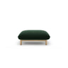 Ada Pouf aus Samt (Casino Deep Green) in Flaschengrün, 80x65 cm – Bild 1