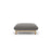 Ada Pouf aus Samt (Casino Stone) in Grau, 80x65 cm – Bild 1