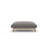 Ada Pouf aus Samt (Casino Stone) in Grau, 95x65 cm – Bild 1