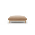 Ada Pouf aus Samt oder Strukturstoff, 95x65 cm – Bild 1