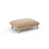 Ada Pouf aus Samt oder Strukturstoff, 95x65 cm – Bild 3
