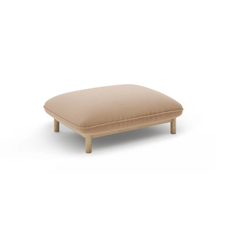 Ada Pouf aus Samt oder Strukturstoff, 95x65 cm – Bild 3