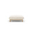 Ada Pouf aus Strukturierter Stoff (Wind 02) in Elfenbein, 80x65 cm – Bild 1