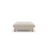 Ada Pouf aus Strukturierter Stoff (Wind 05) in Leichtes Beige, 80x65 cm – Bild 1